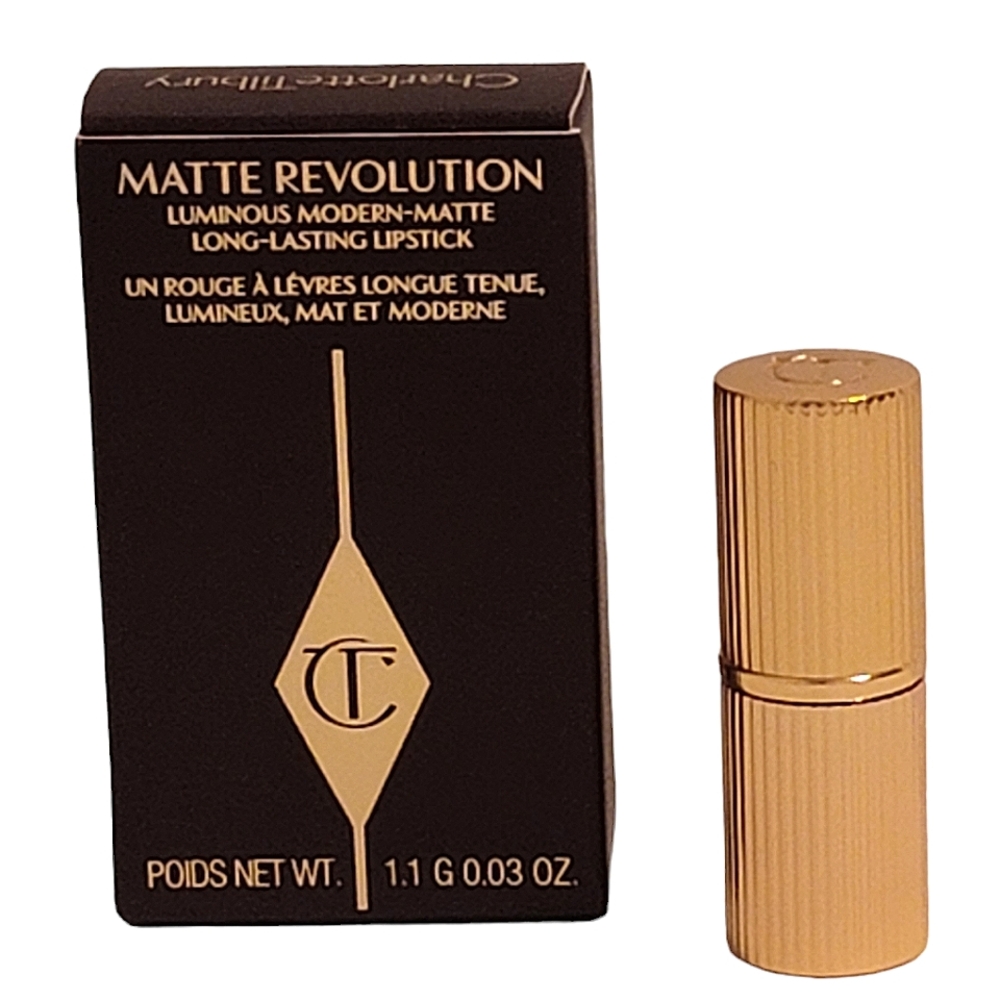 Charlotte Tilbury Matte Revolution Lipstick Pillow Talk Pink Mini Travel Size - Picture 3 of 5